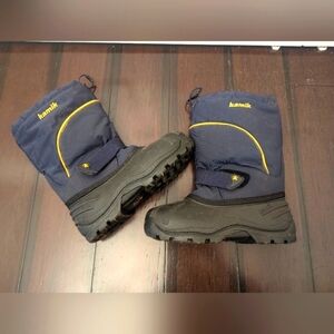 Kamik Blue Rain & Snow Boots with Waterproof Material and Insulation